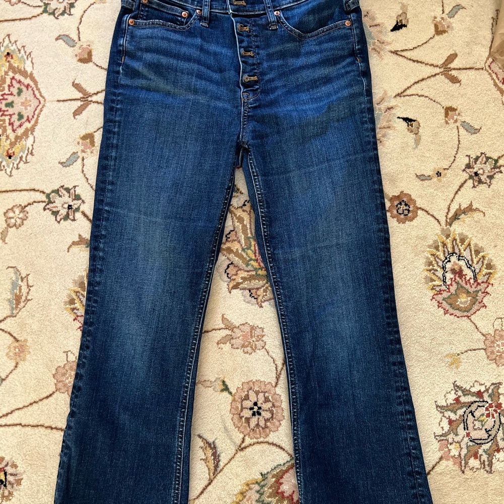 J. Crew Dark Blue Flare Jeans